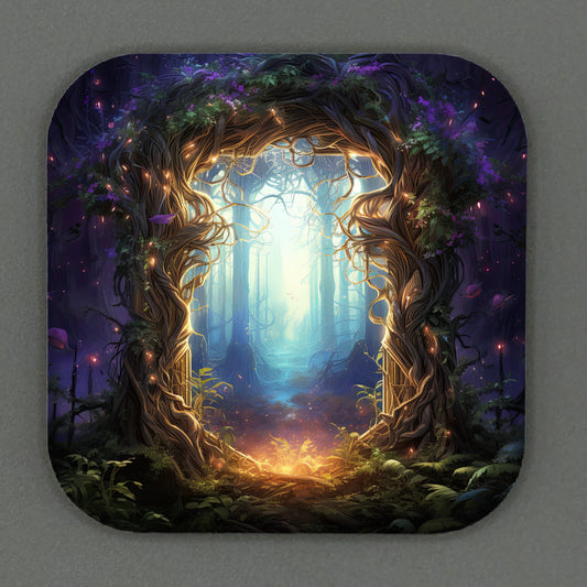 Fantasy Portal Square Magnets