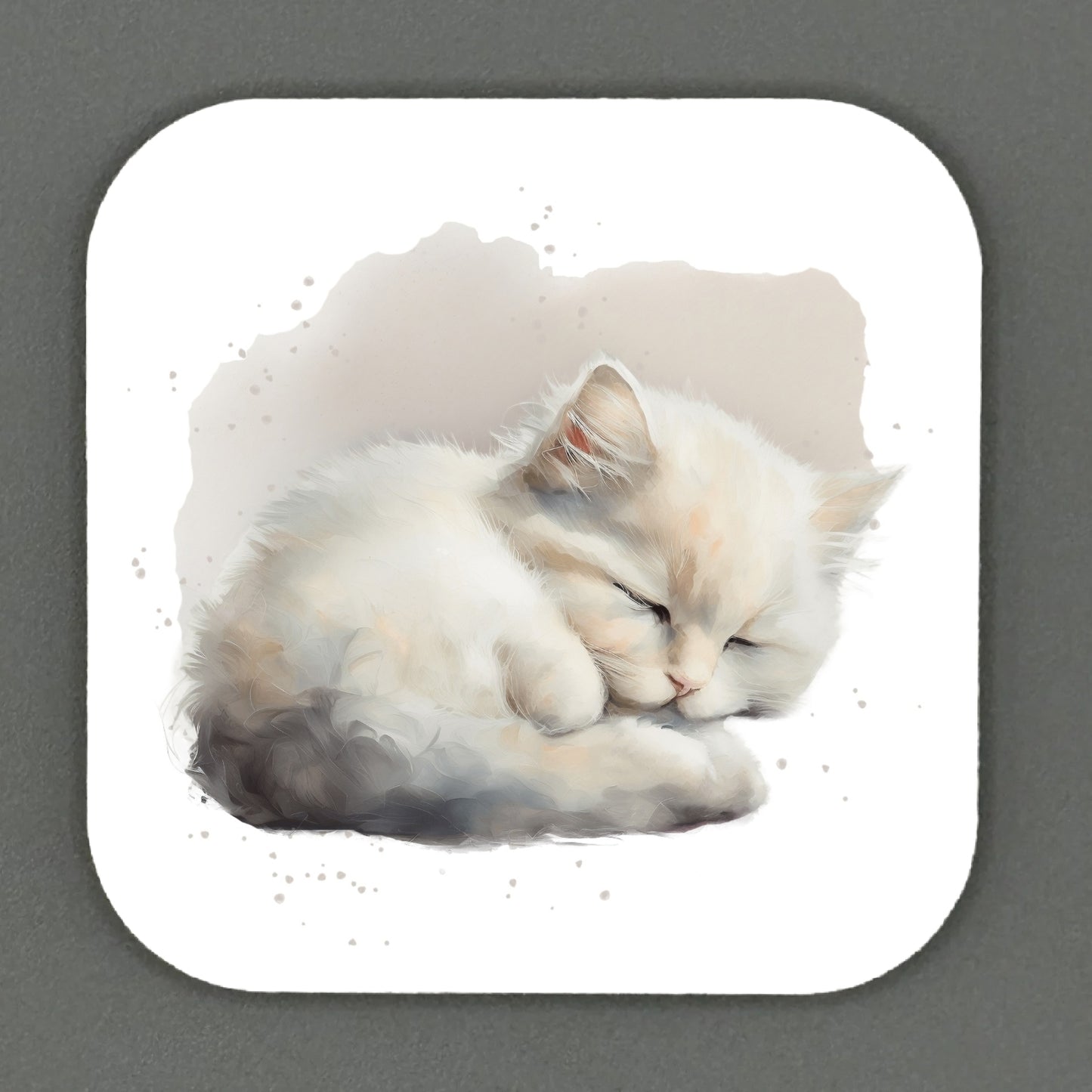Adorable Kitten Square Magnets