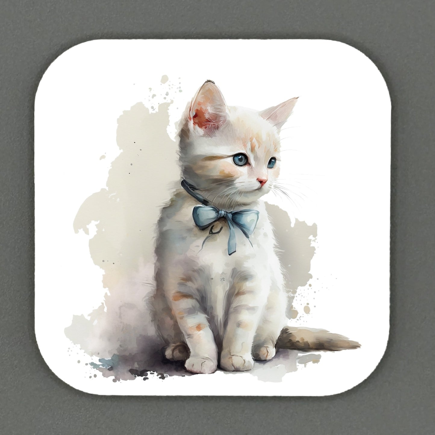 Adorable Kitten Square Magnets
