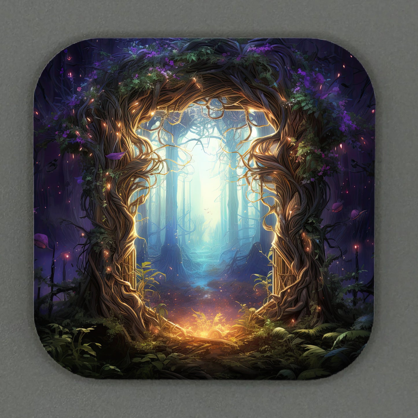 Fantasy Portal Square Magnets