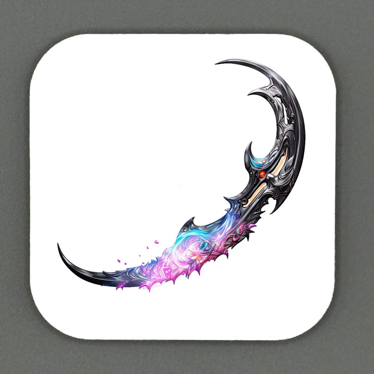 Fantasy Scythe Square Magnets