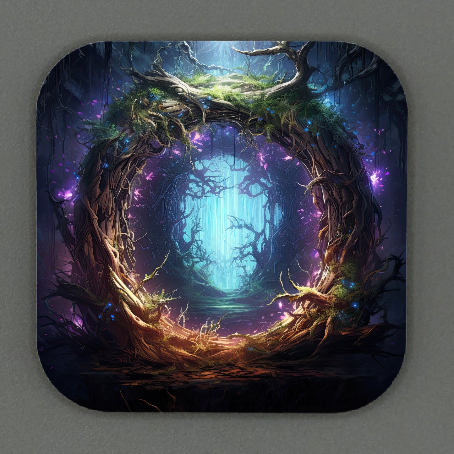 Fantasy Portal Square Magnets