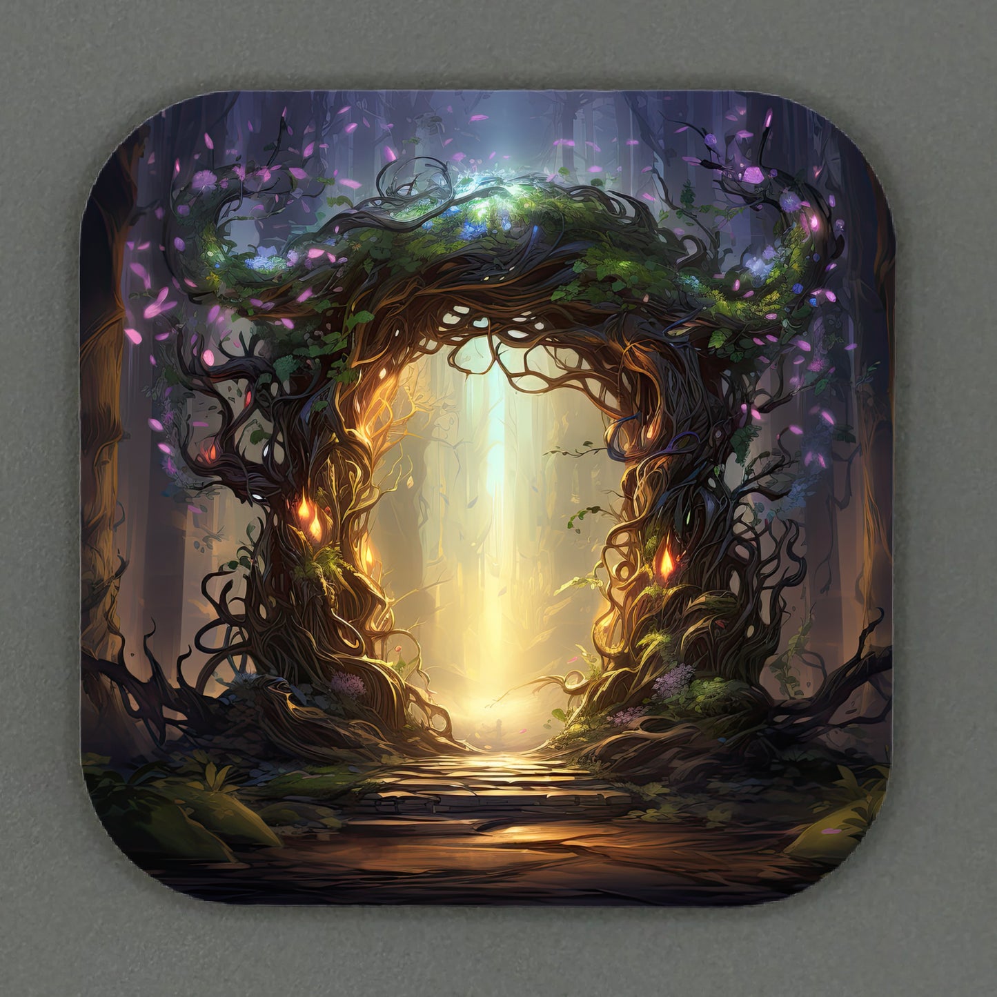 Fantasy Portal Square Magnets