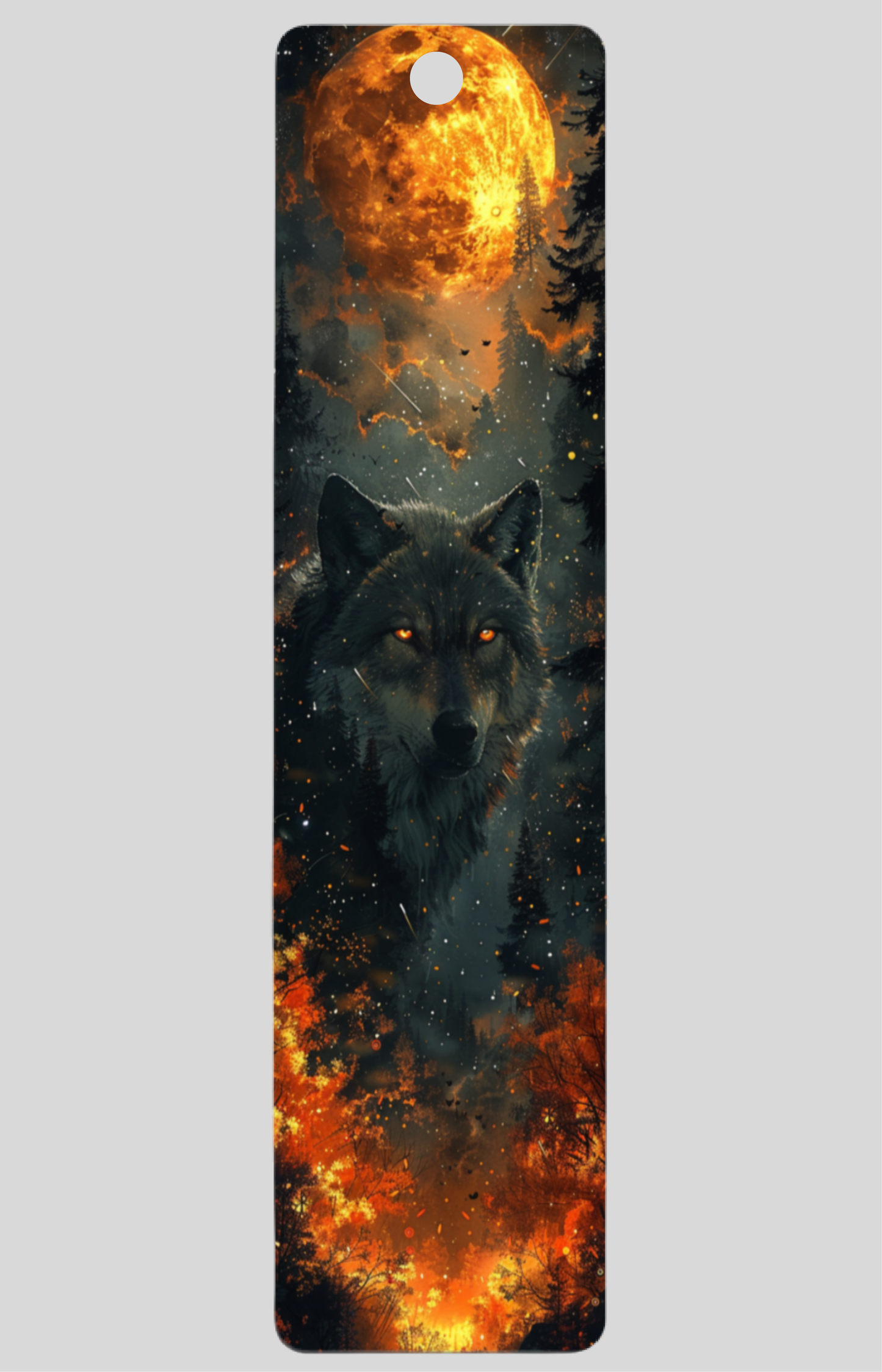 Midnight Wolf Bookmark