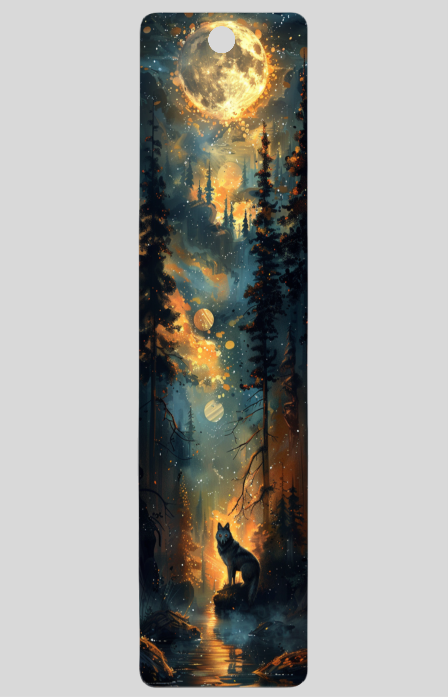 Midnight Wolf Bookmark