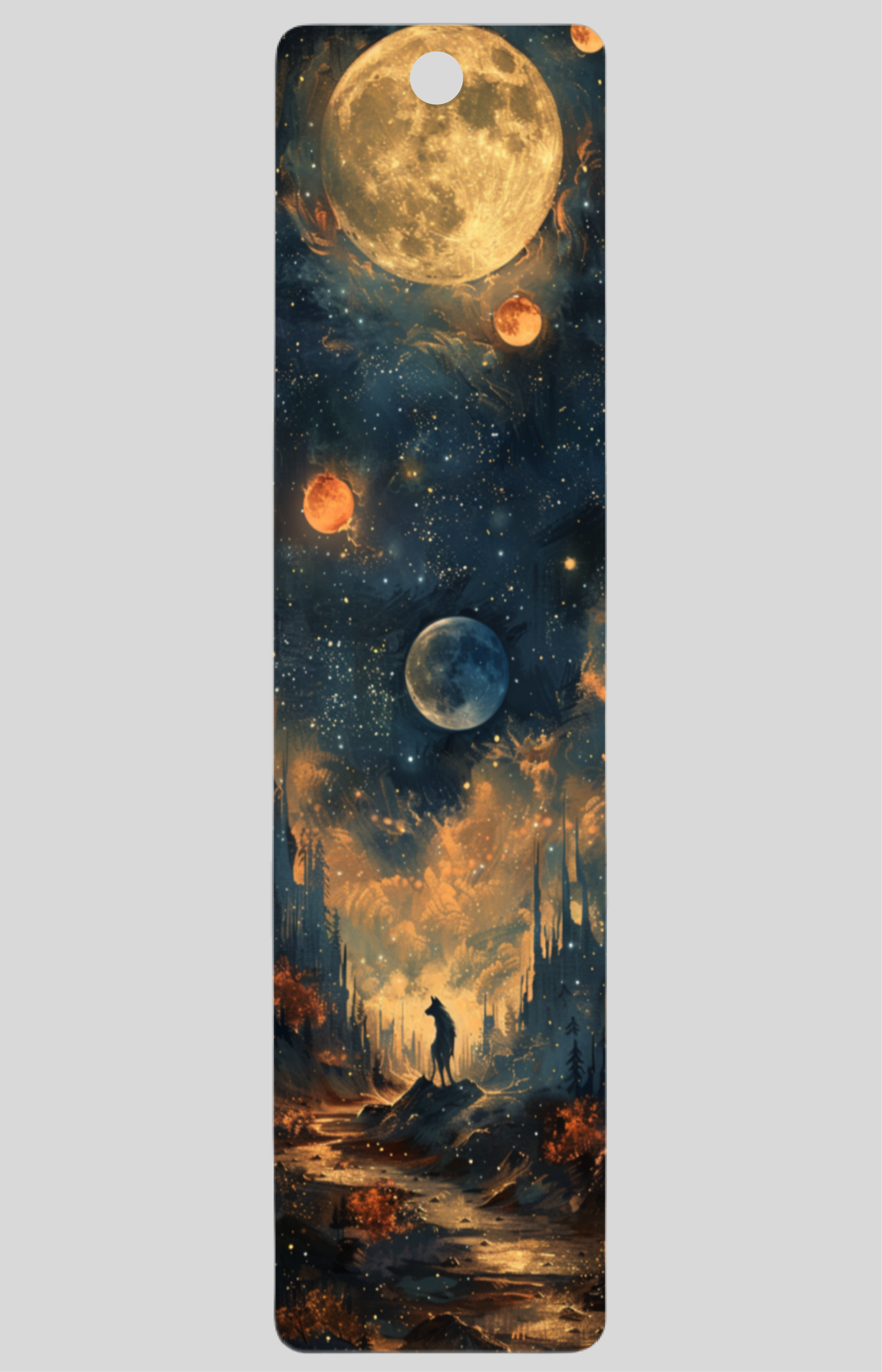 Midnight Wolf Bookmark
